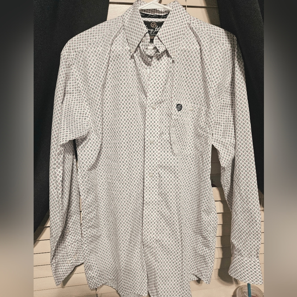 Mens Wrangler George Strait Button Down Shirt